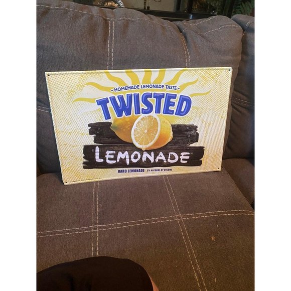 Twisted Lemonade Display Tin Sign - Picture 2 of 4